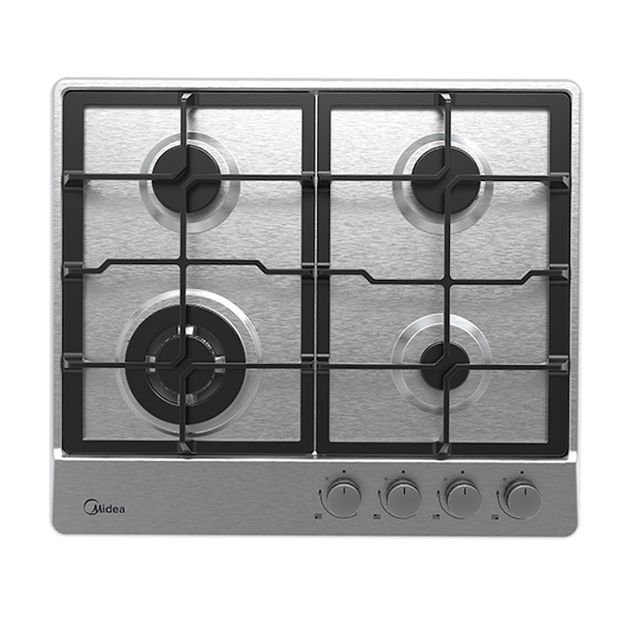 כיריים גז 4 מבערים Midea מידאה 60SJ402 נירוסטה