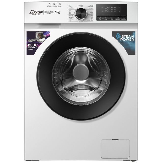 מכונת כביסה פתח חזית - 9 ק"ג Luxor לוקסור LUX-ND-9140 W