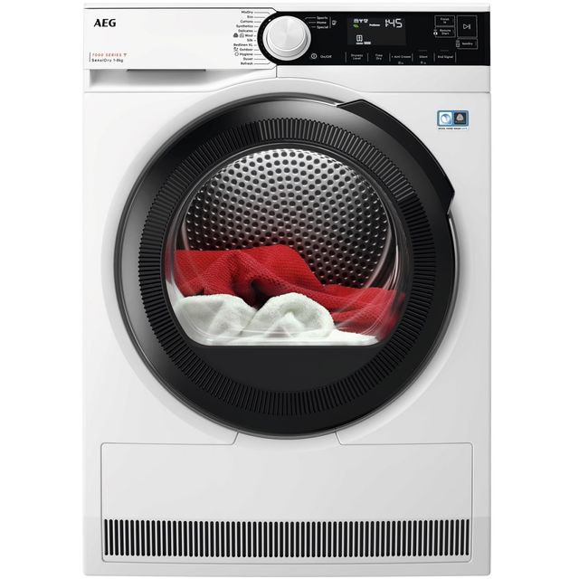 מייבש כביסה כולל משאבת חום - 8 ק"ג AEG א.א.ג. SensiDry Series 7000 T7384OBCM
