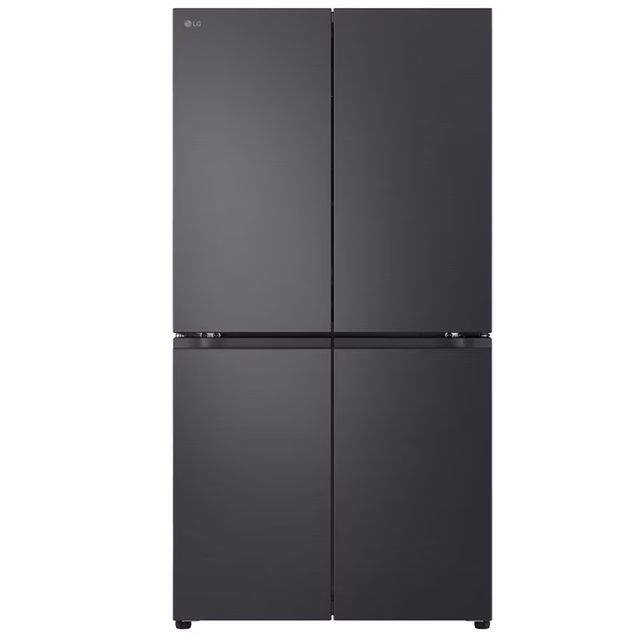 מקרר 4 דלתות אינוורטר - 665 ליטר LG אל ג'י GR-728B נירוסטה מושחרת