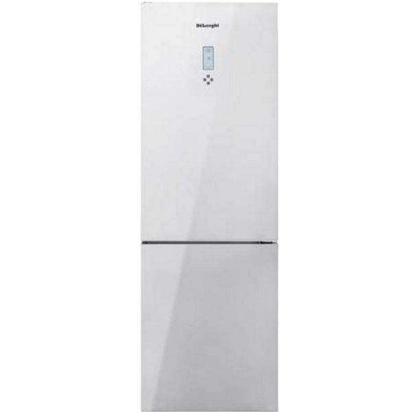 מקרר מקפיא תחתון - 327 ליטר DeLonghi דלונגי DLRGW383REU זכוכית לבנה