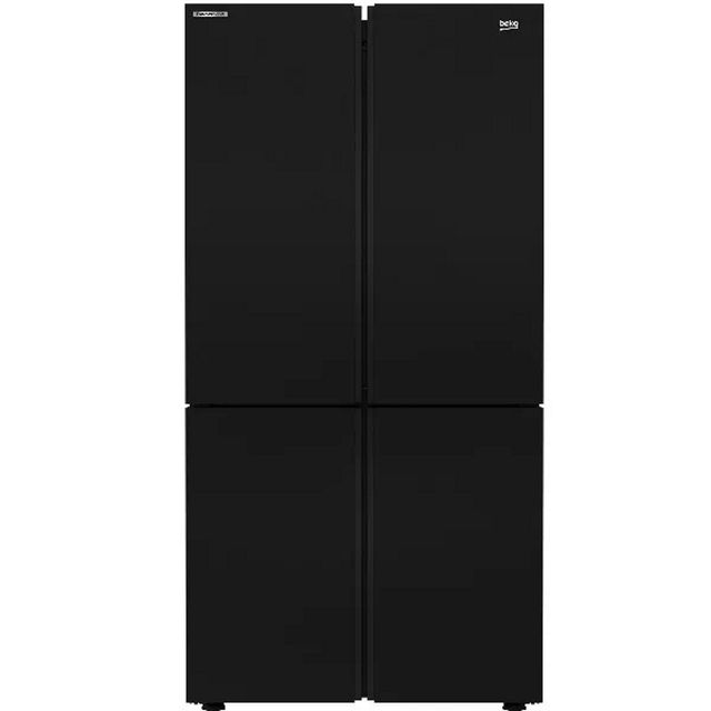 מקרר 4 דלתות - 572 ליטר Beko בקו GN1406223GB זכוכית שחורה