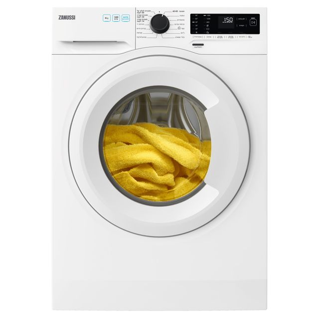 מכונת כביסה פתח חזית - 8 ק"ג Zanussi זנוסי ZNF842D1W1