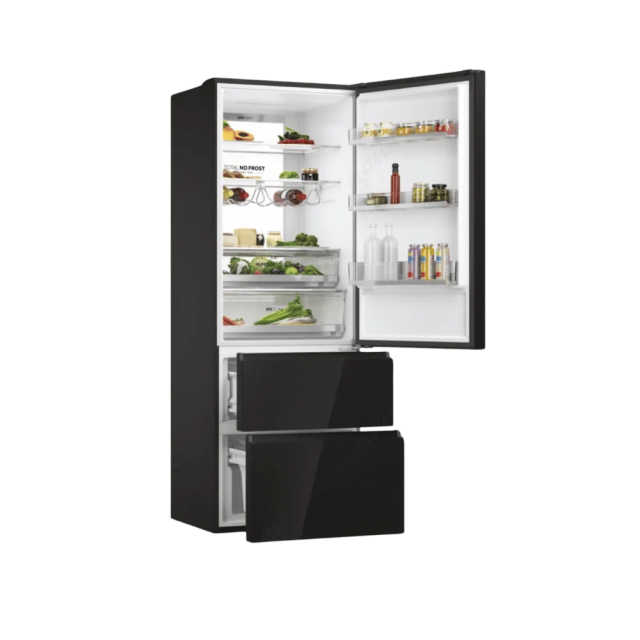 מקרר ‏מקפיא תחתון Haier HTW7720DNG B/W ‏483 ‏ליטר האייר