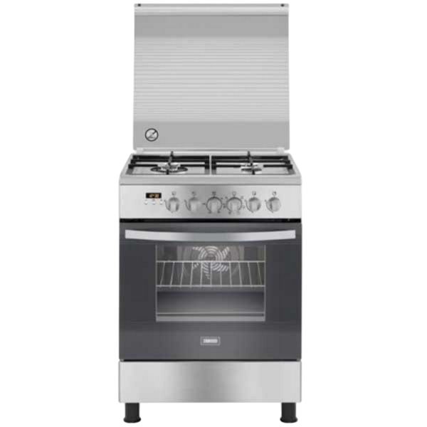 תנור משולב כיריים גז - 4 להבות Zanussi זנוסי ZCK67326XA