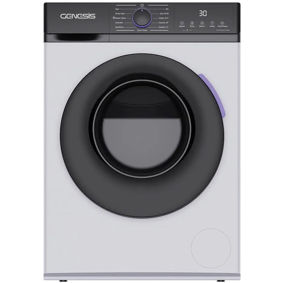 מכונת כביסה פתח חזית 1400 סל"ד - 12 ק"ג Genesis ג'נסיס GEW-W120
