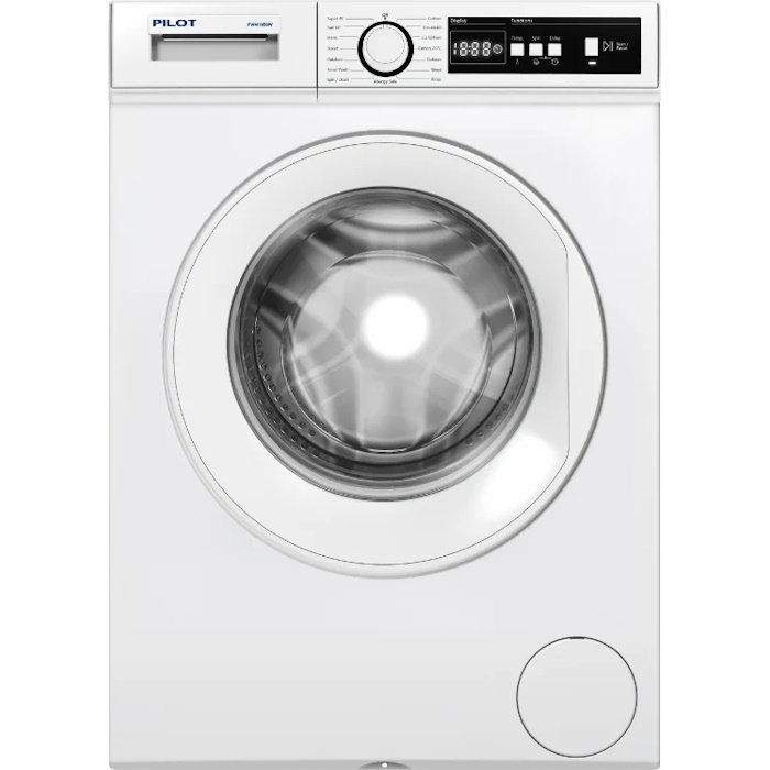 מכונת כביסה פתח חזית - 10 ק"ג PILOT פיילוט PWM1050W