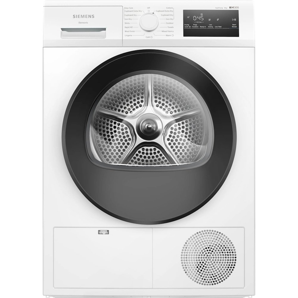 מייבש כביסה כולל משאבת חום - 8 ק"ג SIEMENS סימנס iQ300 WT85H225IL