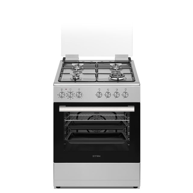 תנור משולב כיריים גז - 4 להבות Stark סטארק STK60FSS