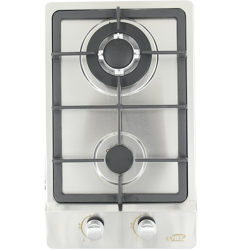 כיריים דומינו גז - 2 מבערים Chef שף GB-3005SS