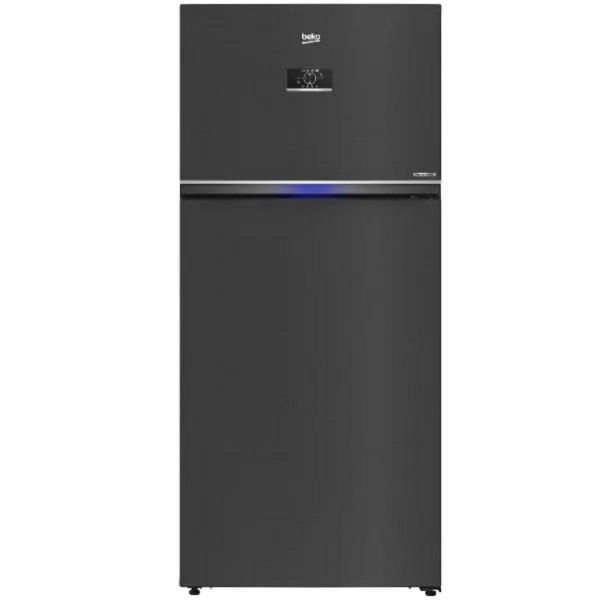 מקרר מקפיא עליון - 630 ליטר Beko בקו RDNE6543XR נירוסטה מושחרת